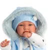 cumpără Păpușă Llorens 84439 Tino Recien Nacido43 cm Pelele Azul Con Capucha în Chișinău 