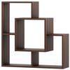 купить Полка декоративная Fabrik Home №10 орех тёмный в Кишинёве 