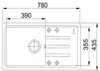 купить Мойка кухонная Franke 114.0661.559 Fragranite BSG 611-78 S Negru VN в Кишинёве 