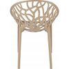 купить Стул Jumi CM-102569 Scaun terasa ALBERO din plastic, Bej в Кишинёве 