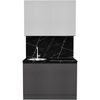 cumpără Mobilă pentru bucatarie ArtFlame GOLA White/Storm Grey (1.2 m.l.) în Chișinău 