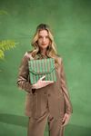 купить Сумка плечевая Pip Studio 51.273.429 Frances Cross Body Bag Medium Stripe Green 25x9x21.5cm Green в Кишинёве 