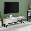 купить Тумба напольная для TV Trendy Melisa Alb, Antracit (GTR000360) в Кишинёве 