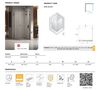 купить Душевая кабина New Trendy Eventa Black Chrome Rectangular L 100x90x200 8mm EXK-6159 в Кишинёве 