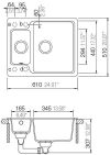 купить Мойка кухонная Schock Cristalite Manhattan N-150 в Кишинёве 