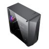 Case ATX GAMEMAX Nova N6, w/o PSU, 1x120mm, ARGB LED fan, ARGB LED strip, TG, USB 3.1, Black 