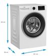 купить Стиральная машина с фронтальной загрузкой Beko B3WFT59415W в Кишинёве 