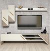 cumpără Set mobilă living Trendy Beril, Crema 180x40x37cm în Chișinău 