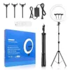 cumpără Lampă inelară Helmet AccExpert Selfie Ring Llight 18 LJJ45 with Tripod în Chișinău 