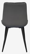 купить Комплект стол и стулья Evelin di Costacurta cтол DT-402-3B + 4 стула YTC-055B Bluvel-14 (Dark grey) в Кишинёве 