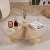 cumpără Măsuţă cafea Trendy Liya, Masuta de cafea, Sapphire Oak, 90x30x90cm în Chișinău 