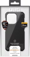 купить Чехол для смартфона UAG 114050113940 iPhone Dipsy 2022 Metropolis LT Kevlar Black в Кишинёве 