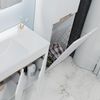 купить Шкаф-пенал Bayro Positano с корзиной 420x1900 правый, белый мат в Кишинёве 