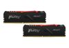 16GB DDR4-3200MHz  Kingston FURY Beast RGB (Kit of 2x8GB) (KF432C16BBAK2/16), CL16-18-18, 1.35V, BLK 
