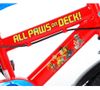 Bicicleta "Paw Patrol 12" rosu Volare 61250-CH-IT 