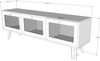 купить Тумба напольная для TV Trendy Likya-180, 180x60x40cm (GTR000267) в Кишинёве 