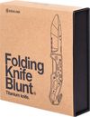 купить Нож походный AquaLung Folding Blunt Black в Кишинёве 