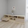 купить Тумба напольная для TV Smartex (16366) Т6 180cm TV Ivory+Stejar Deschis в Кишинёве 
