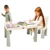 cumpără Set de mobilier pentru copii Richi (04680/11) Masa in set cu scaune gri/alb în Chișinău 