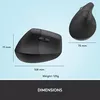 cumpără Mouse Logitech Lift Left Vertical Ergonomic, Black în Chișinău 