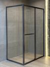 cumpără Cabină de duș Linia H2O Ritmo 1200x800x1900 6мм универсальный серый în Chișinău 