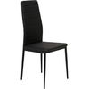 cumpără Scaun Nowystyl Sicilia rama grafit, piele negru în Chișinău 