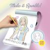 купить Набор для творчества Lisciani Giochi 13201 Set de creatie Sketchbook Barbie Make it sparkle в Кишинёве 