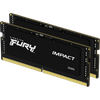 32GB DDR5-5600MHz SODIMM Kingston FURY Impact (Kit of 2x16GB) (KF556S40IBK2-32), CL40, 1.25V, Black 