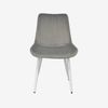 купить Комплект стол и стулья Evelin di Costacurta стол Raffles Oval White + 6 стульев YTC 055WH Blu-13 Light grey в Кишинёве 
