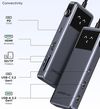 купить Переходник для IT Ugreen 75179 HUB 7in1 Type-C to 1×HDMI 4K@60Hz + 2*USB-A 3.0 + 1*USB-C 3.0 + SD/TF + PD, CM889, Gray в Кишинёве 