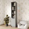 купить Шкаф детский MebelStar LILU 1D 40x40x210 Grey (MBS-1398) в Кишинёве 