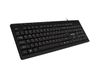 Keyboard SVEN KB-C3010, Multimedia, Splash proof, Black, USB 