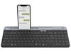 купить Logitech K580 Slim Multi-Device Wireless Keyboard Graphite, Bluetooth, Logitech Unifying, 920-009275 (tastatura fara fir/беспроводная клавиатура) в Кишинёве 