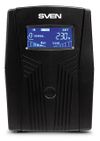 UPS SVEN Pro  650, 650VA/390W, Line Interactive, AVR, LCD, USB, 2xShuko Sockets 