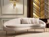 купить Диван Trendy Eses Right Bej, 120x85x255cm (3 locuri) в Кишинёве 