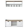 cumpără Mobilă pentru antreu Trendy P2- 636, Nuc, 120x45x40cm (GTR001438) în Chișinău 