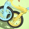 купить Велосипед 4Play Dolphin Blue-Yellow в Кишинёве 