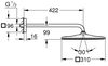 купить Верхний душ Grohe Rainshower 310 Mono Cube 26564000 в Кишинёве 