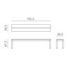 cumpără Set mobilier aluminiu NARDI Set Rio Bench Alu Bianco in set inclus Masa Nardi RIO ALU 210 FIX + 2 Banci Rio Bench Alu vern. bianco vern. bianco 49253.00.000 (Set mobilier aluminiu Masa aluminiu pentru gradina exterior terasa + 2 Banci din aluminiu) în Chișinău 