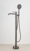 cumpără Baterie pentru cadă Gappo G3006-9 Grafit cada Freestanding în Chișinău 