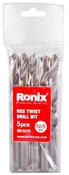 купить Сверло Ronix RH-5370 Set burghiu 12.5mm-4241 (5buc) в Кишинёве 