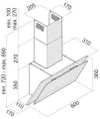 купить Вытяжка Tornado Ester 1100(60) BL LED в Кишинёве 