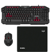 Игровая клавиатура, мышь и коврик для мыши SVEN GS-9200, Черный/Красный 