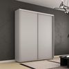купить Шкаф Mobildor-Lux Compact uși glisante PAL fără ornament (230x45x210H cm) Grey в Кишинёве 