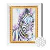 купить Картина по номерам Art Gallery JS25079 Mozaic cu diamante 20x30cm Zebra в Кишинёве 
