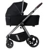 купить Детская коляска DadaPrams Carucior 2in1 Flux Black + Adaptoare в Кишинёве 