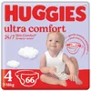 Scutece unisex Huggies Ultra Comfort Mega  4  (7-18 kg), 66 buc