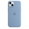 iPhone 15 Plus Silicone Case with MagSafe - Winter Blue 