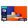 65" LED SMART TV Hisense 65A6K, Real 4K, 3840x2160, VIDAA OS, Black 