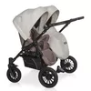 купить Детская коляска Riko Carucior pentru gemeni 2in1 Basic Saxo 03 Latte в Кишинёве 